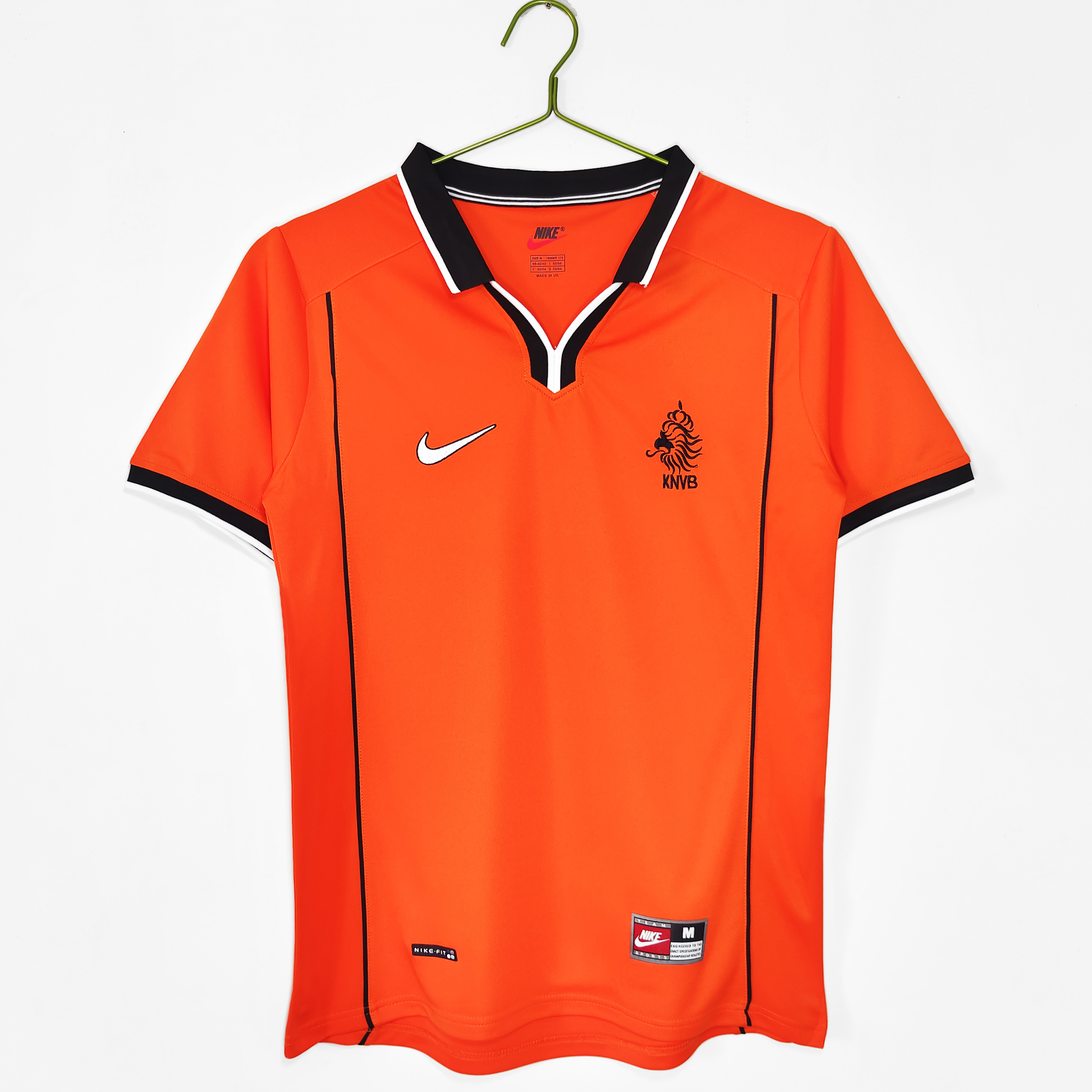 Camiseta de fútbol Países Bajos 1998 LOCAL MANGA CORTA VERSION FAN